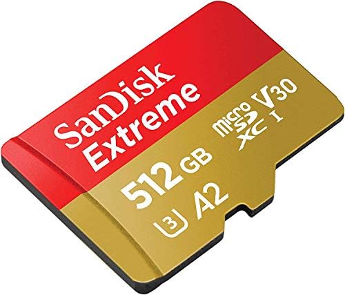 Карта памет SanDisk 512GB Micro Extreme за телефон на Samsung Работи с Galaxy S20, S20+, S20 Ultra, S20 FE 5G (SDSQXA1-512G-GN6MN) Комплект с (1) Всички с изключение на Стромболи 3.0 SDXC & microSD Card Reader