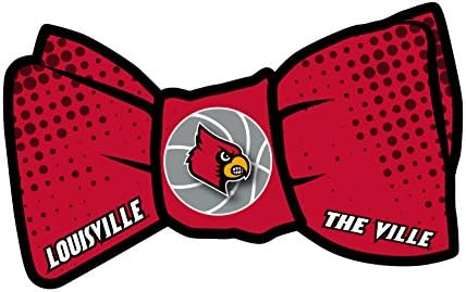 LOUISVILLE КАРДИНАЛИТЕ БАСКЕТБОЛ BOW TIE MAGNET-LOUISVILLE БАСКЕТБОЛ BOW MAGNET