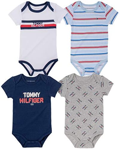 Tommy Hilfiger baby-боди за момчета 4 бр.