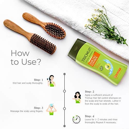 Trichup Hair Fall Control Herbal Hair Shampoo (200 мл x 3) (Опаковка от 3 броя)