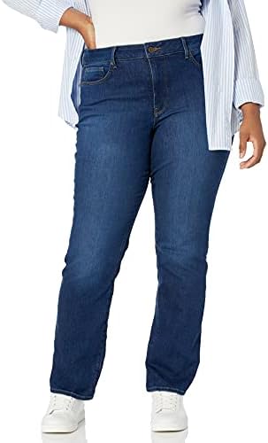 NYDJ Women ' s Plus Size Marilyn Straight Ankle Jeans | хапче за отслабване & Flattering Fit