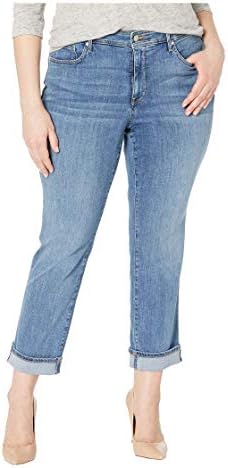 NYDJ Women ' s Plus Size Marilyn Straight Ankle Jeans / хапче за отслабване & Flattering Fit