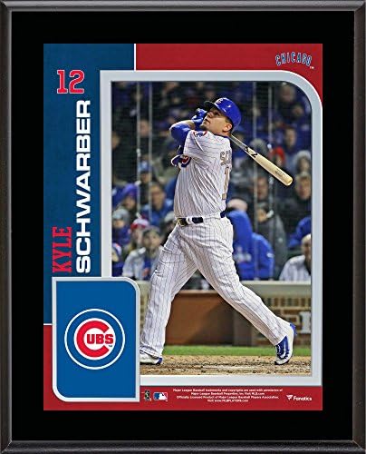 Кайл Schwarber Chicago Cubs 10.5 x 13 Sublimated Player Плака - MLB Player Plaques and Collages
