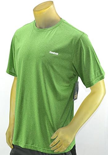 Reebok Мъжки Светоотражающая тениска с Къс ръкав Хедър Green