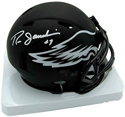 Рон Яворски Подписа/Автограф Орли Eclipse Mini Helmet JSA 156116 - Autographed NFL Mini Helmets