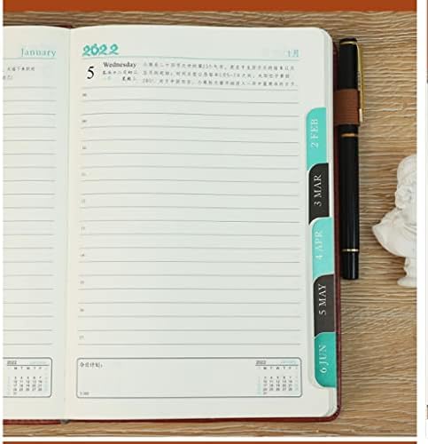 Agenda 2022 Planners 2022 ПУ Planner-8.4x5.7-(Jan.2022-Dec.2022)-Daily/Weekly/Monthly Agenda Organizer & Calendar Book,Notebook & Productivity Journal Organizer (Цвят : сив)