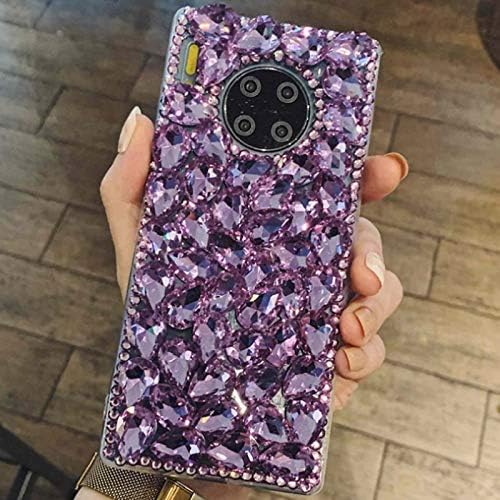 Huawei Nova6 5G Case, Beautyfull Manual Full Diamands Crystal Bling Кралицата New Cover, DANGE Artificial Noble Shell
