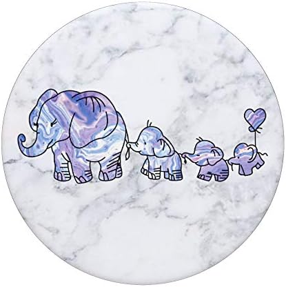 3 Kiddos Мама Слон - 3 деца - Elephant Mom Phone Grip - PopSockets PopGrip: Замяна дръжка за телефони и таблети