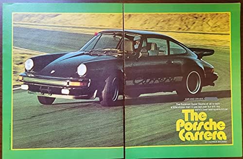 Журнальная печатна статия: Porsche Carrera, от освобождаването на 1975 година Car & Driver, авторът Патрик Бедард, Фотография