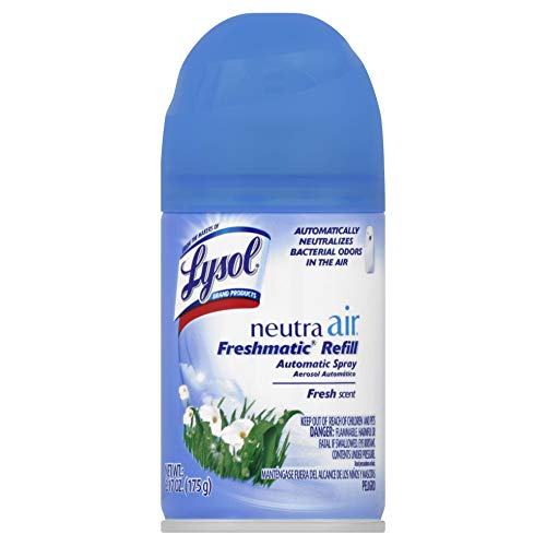 LYSOL Neutra AIR FRESHMATIC 79831CT Spray Dispenser Зареждане, Свеж аромат, Спрей, 6,17 унция (Калъф от 6 броя)