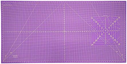 Martelli 30 x 60 Small Self-Healing Color-Contrast Cutting Mat for Sewing, Quilting & Crafting