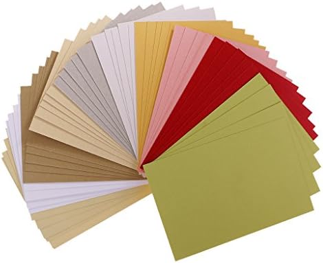 Bonarty 100x Металик Pearl Shimmer Cardstock Paper for Wedding,Лексикон,Занаятите,Card