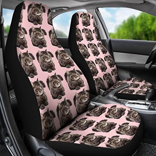 Калъфи За автомобилни седалки с Изображение на Котка мейн-кун