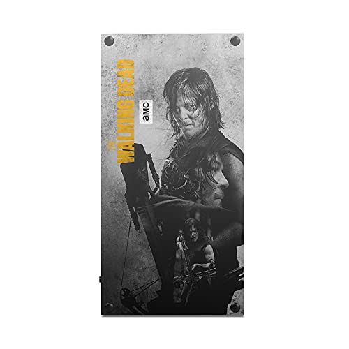 Head Case Designs Официално Лицензиран AMC The Walking Dead Карл Двойна Експозиция Дарил Диксън Графика Vinyl Стикер Детска Кожа Калъф е Съвместим с Конзола Xbox Series X и комплект Контро?