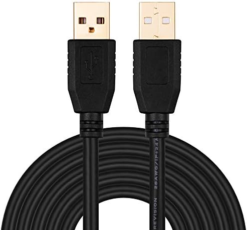 USB A Мъжки кабел 30 фута,Тан QY USB към USB Кабел USB Човек от Мъжки Кабел Двоен Край на USB Кабела с Позлатените Жак