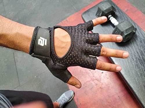 New Improved Fit Active Sports 2021 Вентилирани Спортни ръкавици за вдигане на тежести с Регулируем Обертыванием Китката си за упражнения в салона, вдигане на тежести, набирания -