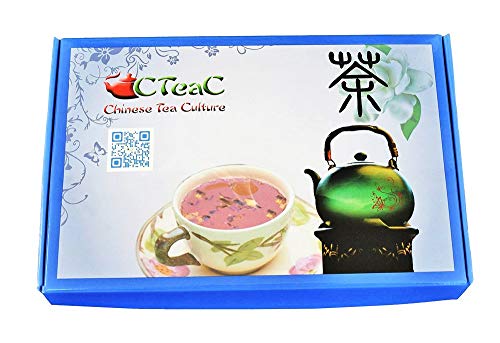 Китайската чаена култура 11 Проби цвете билков чай без кофеин, Включващи хризантема, Мента, Куркума, хибискус, лавандула,