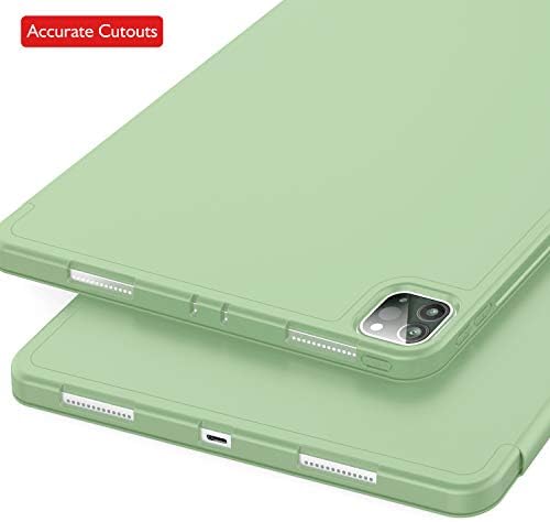 iPad Pro 11 Case 2020 г., с притежател на молив (2-ро поколение), ZryXal Premium Protective Case Cover with Soft TPU Back