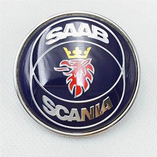 JUNBIE 2X за Scania 900 Автомобила Преден Капак Кръгъл Знак на предния Капак Емблема на Иконата 50 мм и OEM 4522884