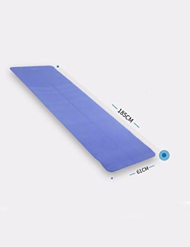 SJQKA-килимче за йога, 5 мм, Двуслойни подложка за фитнес Tpe, удължен противоскользящий подложка за мъже и жени,5 мм