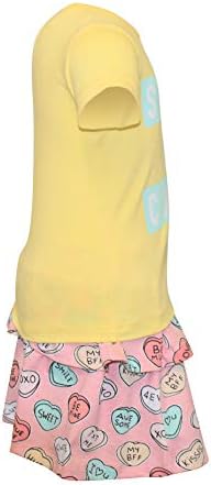 Уникален Baby Girls Love Live Learn 2 Piece Back to School Dress Skirt Set