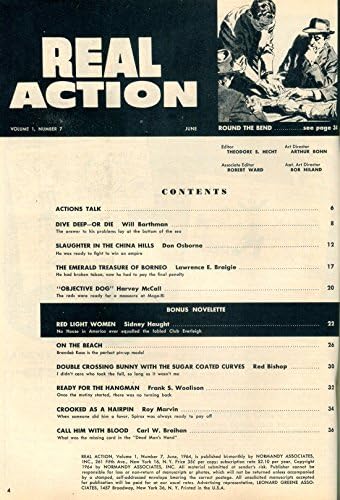 Списание Real Action Юни 1964 - Корица Snake/Cobra - Brandee Kase cheesecake FN