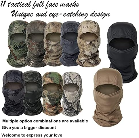 TCOME Tactical Hood Headwear and balaclava mask,прахоустойчив маточната кърпичка, външна командване дейност, пълна с маска за лице, Унисекс