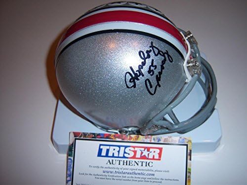 Hopalong Cassady Ohio State Buckeyes Tristar/coa Signed Mini Helmet - Мини-Каски с Автограф Колеж