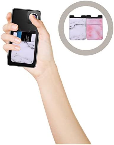 UKCOCO Phone Card Holder - Мобилен Телефон Обратно Карти Чанта на Притежателя на Картата Калъф за Телефон, Смартфон Преди