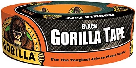 Тиксо Gorilla Black, 1.88 x 35 ярда, черна, (bulk опаковка от 18 броя)