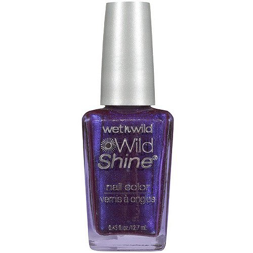 Wet N Wild Wild Shine Nail Color: Патладжан Frost 417F