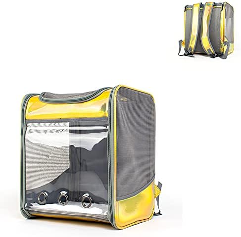 Exxerprium Пет Backpack Carrier for Small Medium Cats Dogs - Разтегателен Транспортна Чанта за Пътуване На Открито Hikking