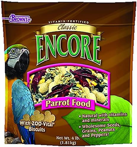 F. M. BROWN ' S Encore Classic Естествена Храна за папагали, 4lb