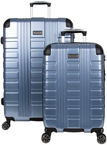 Kenneth Cole Reaction Scott's Corner Hardside Expandable 8-Wheel Spinner TSA Lock Travel Suitcase, Stone Blue, комплект
