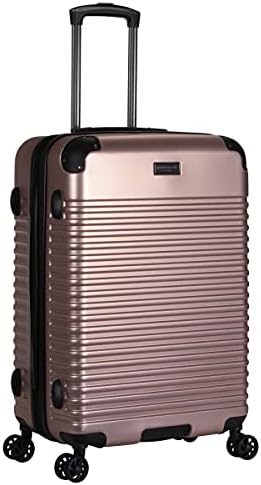 Kenneth Cole Reaction Scott's Corner Hardside Expandable 8-Wheel Spinner TSA Lock Travel Suitcase, KCNY Plaza Rose Gold,
