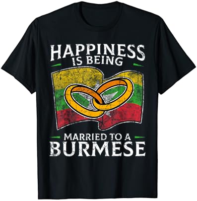 Бирма Брак Мианмар Женен Флаг Сватбена Култура Тениска