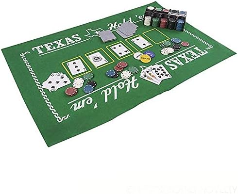 Kicko Texas Hold ' Em Poker Set - All-in-One Indoor and Outdoor Gambling Board Game for Kids - идеални за състезания по