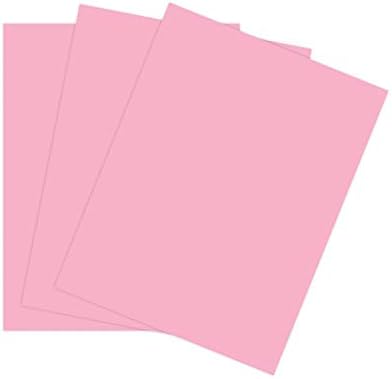 Картонена хартия за художествени занаяти и Scrapbooking The Stamps of Life - бонбонено Розово 8.5 x 11 24 листа