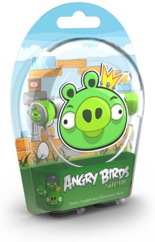 Gear4 HAB003G Angry Birds In-Ear Stereo Headphones - Green Tweeters Pig (свален от производство, производител)