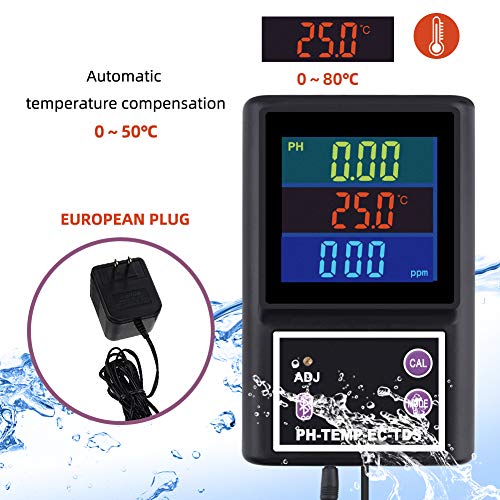 YIFAN PH‑260BD Bluetooth Многопараметрический Смарт тестер LCD Онлайн 4-в-1 pH/ЕО (проводимост) /TDS (ppm) /Temp Анализатор,