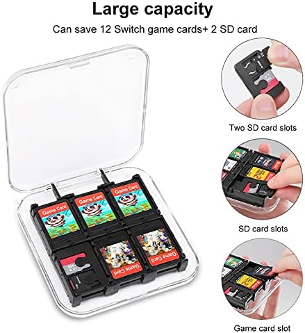 Морски Видри и Риба Модерен Стил на Игра Калъф за Карти Nintendo Switch Притежателя Патрон Переноска Кутия За Съхранение
