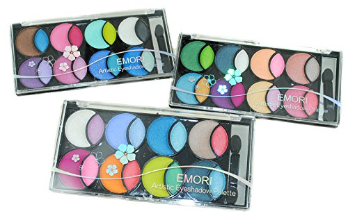 Стилна 48 Цветна Палитра Сенки за очи Moon Style Design Makeup Kit