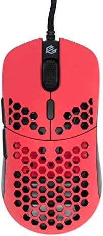 Gwolves Hati HTM Ultra Lightweight Honeycomb Design Wired Gaming Mouse 3360 Sensor - PTFE Кънки за лед - 6 бутони - Само