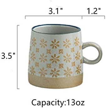 Порцеланови нарезно чаши - 13 грама за кафе, чай, какао, Студени Разнообразни Цветове Миялна машина и Микровълнова печка Безопасни Чаши Комплект от 6 (светъл цвят-- На?