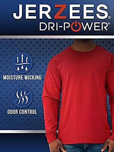 Мъжки t-shirt Jerzees Dri-Power с Дълъг ръкав