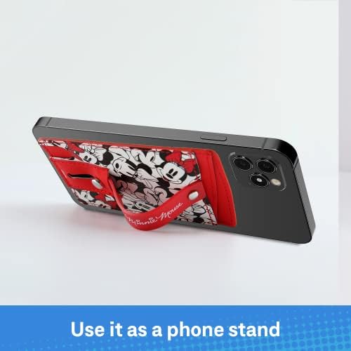 iJoy Disney Phone Wallet Stick On - Притежател на карта в чантата си мобилен телефон Stick On - Залепваща писалка притежател