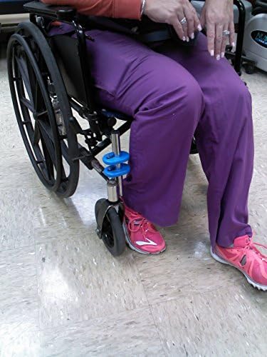 Брони теле предимства рехабилитация - Капак скоба друго краката инвалидна количка, сини