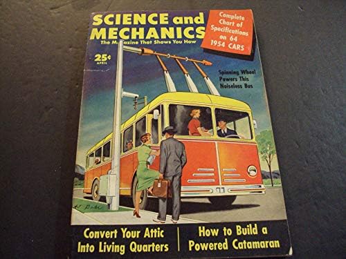 Науката и механизмите на Април 1954 1954 Характеристики на колата, таванско помещение в Космоса