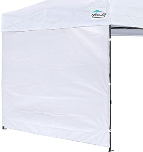 Sunwall for отгледа 10х10 Pop up Навес, Instant Навес Tent Sidewall, 1 Пакет Sidewall Only (White)