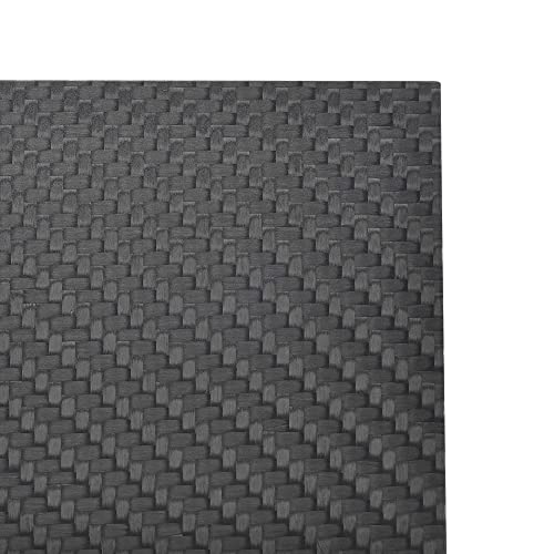 uxcell Carbon Fiber Plate Panel Sheets 150mm x 125mm x 2mm Carbon Fiber Board (Кепър Matte)